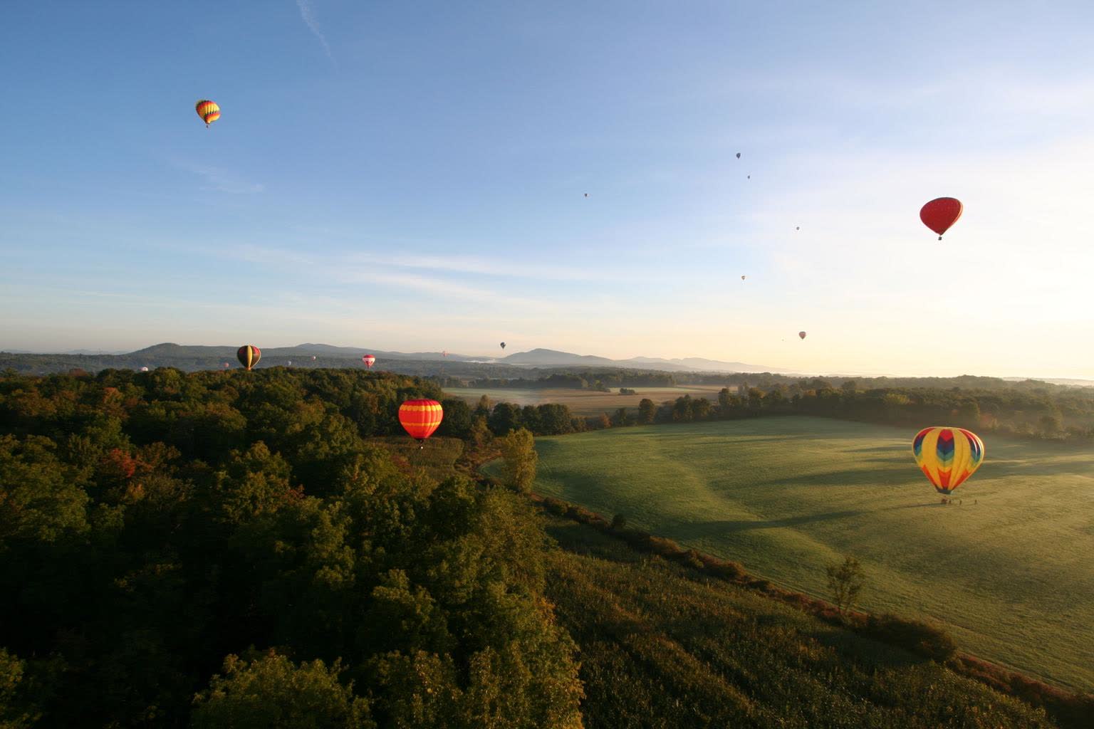 Hot air balloon rides